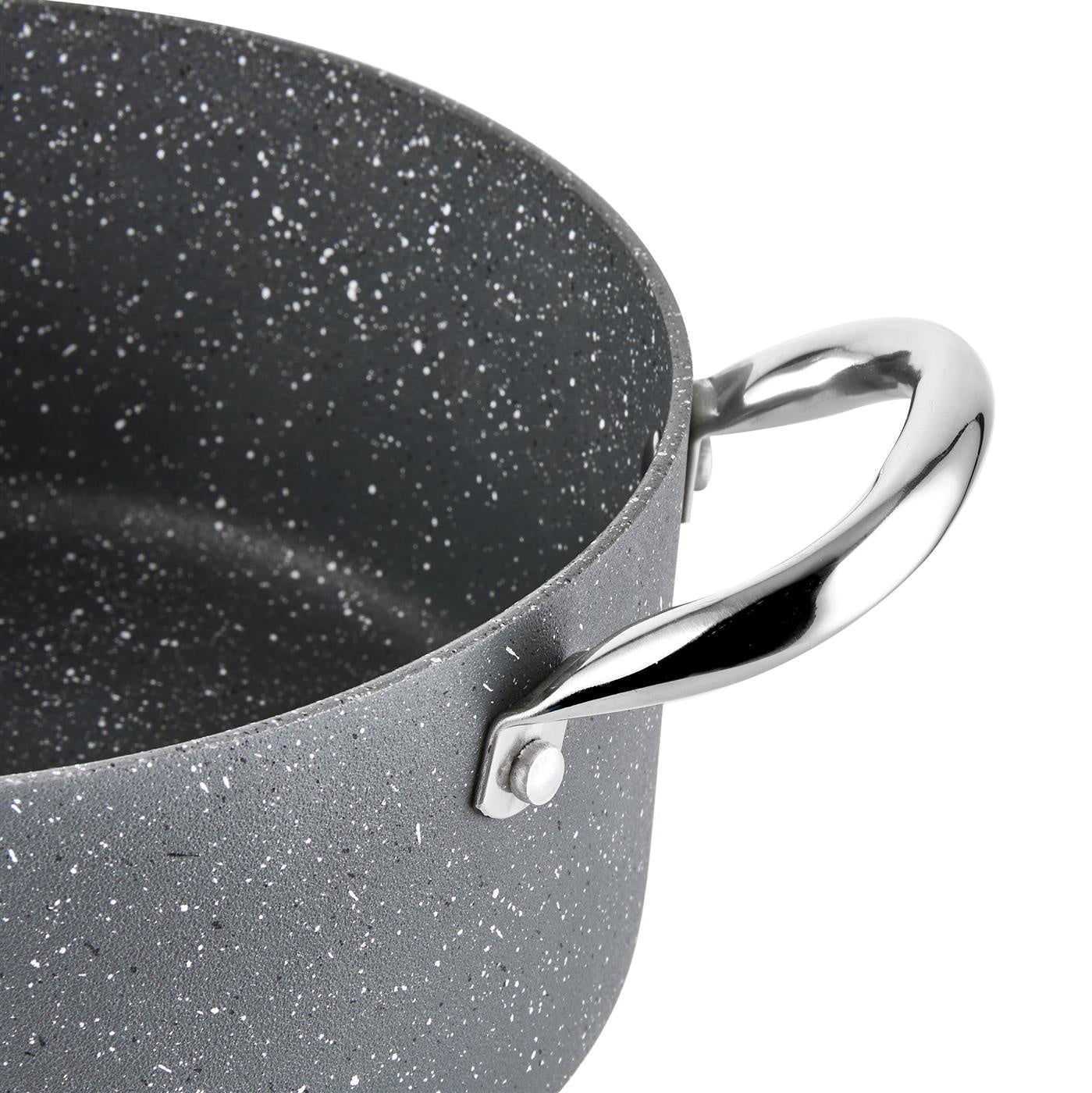 Garnek aluminiowy onyx 24cm 4,8l z/p