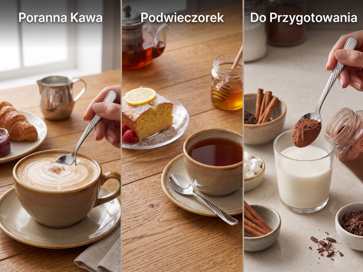 Sztućce łyżeczka do kawy classic 6szt. flock