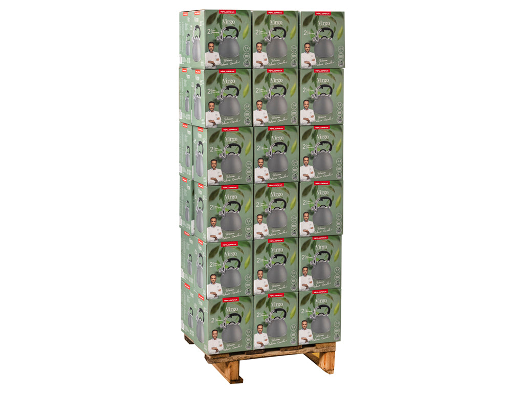Czajnik nierdzewny virgo 3,4l szary mg -1/4 palety 30szt