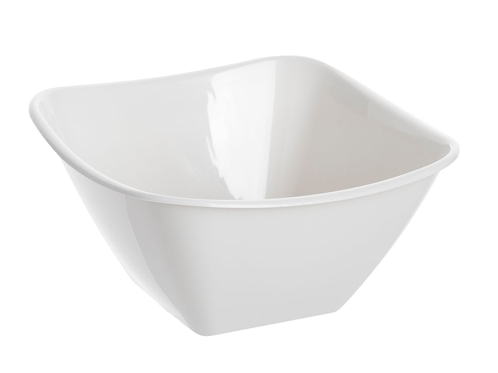 Miska plastikowa kwadrat 20cm beżowa