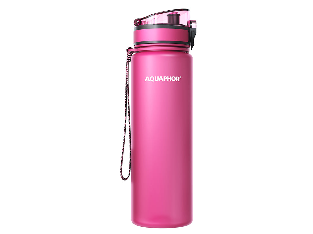Butelka filtrująca aquaphor city 800ml, różowa - aqu 523144