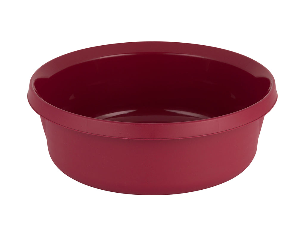 Miska plastikowa matt 14l bordowa