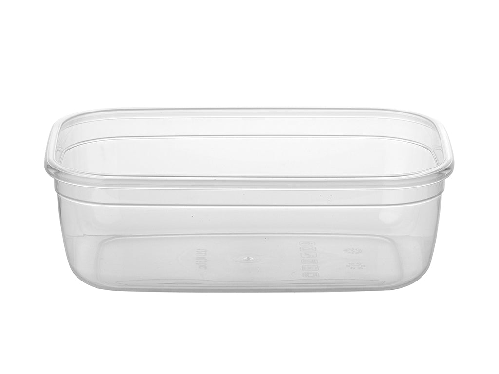Pojemnik do żywności plastikowy prostokątny foodie 1,2l