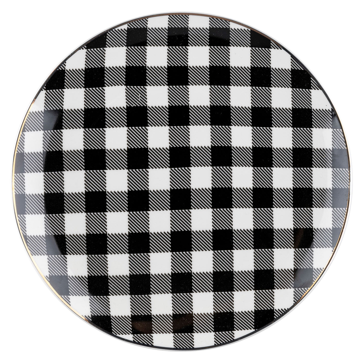 Talerz głęboki winter glam grid 21,5cm