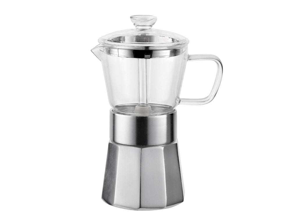 KAWIARKA DO ESPRESSO SZKLANA LUMIRA NA 6FILIŻ INDUKCJA
