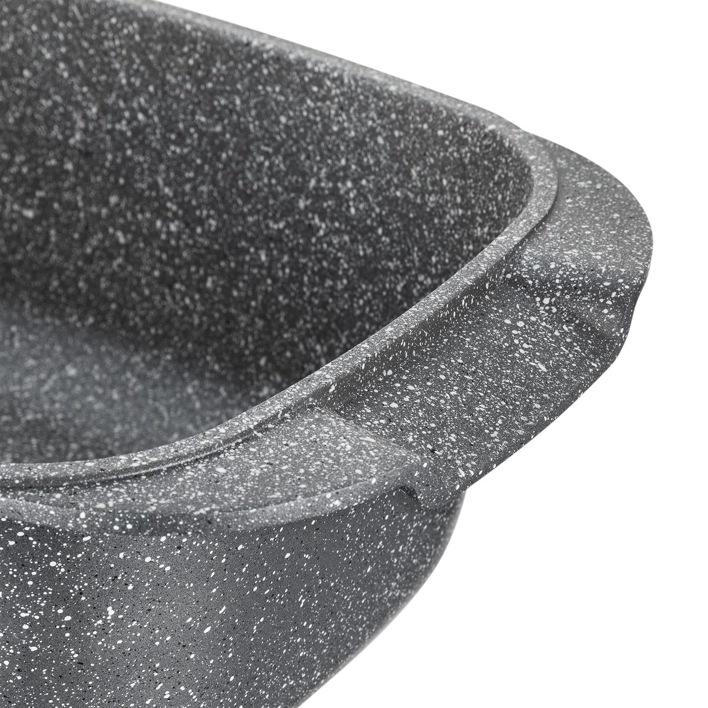 Brytfanna aluminiowa prostokąt lava 32x11cm 5,2l z/p szara mg