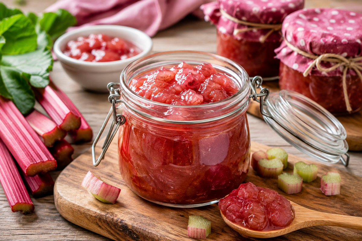 Dżem z rabarbaru - przepis na najlepszy dżem w sezonie!