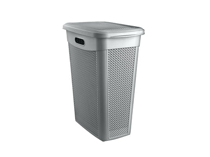 Kosz na pranie plastikowy lavado 46x29x55cm 43l antracytowy