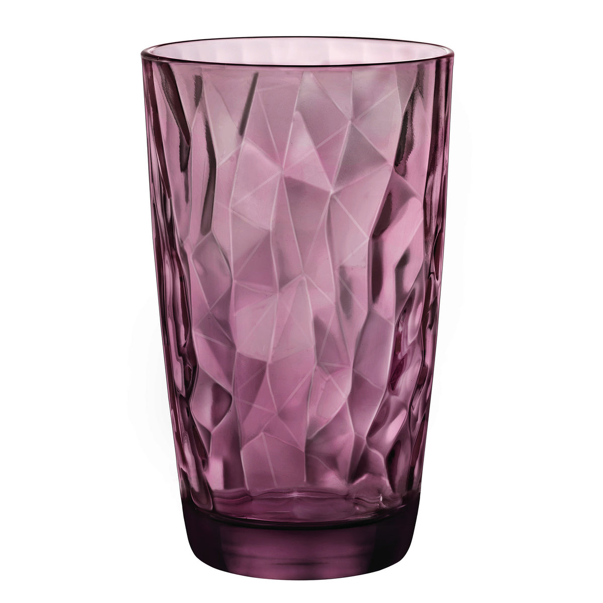 Szklanka diamond long drink 470ml fioletowa