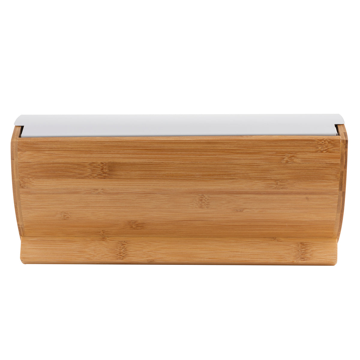 Zestaw 4 elementowy elegant chlebak 35x25x15,5 cm w zestawie z 3 pojemnikami na artykuły sypkie biały de