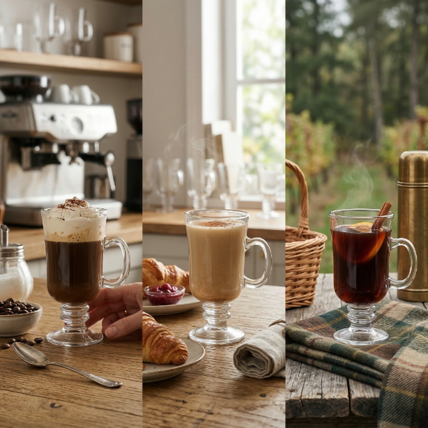 Kubek szklany irish coffee 210ml