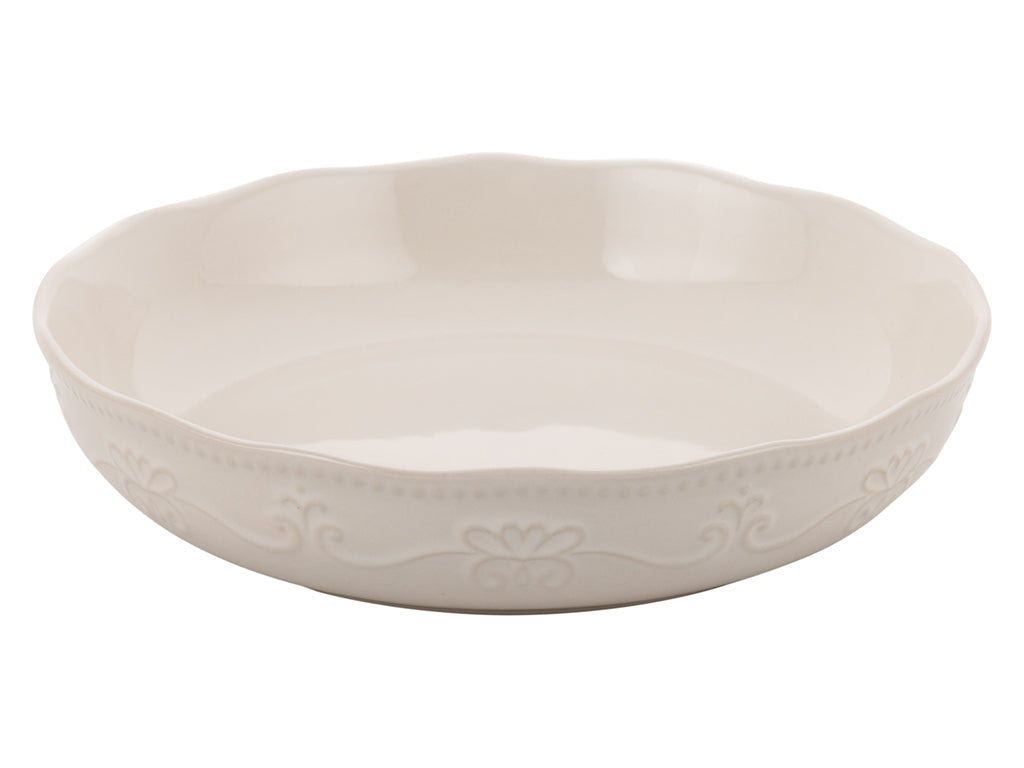 TALERZ GŁĘBOKI RUSTIC WHITE 20CM