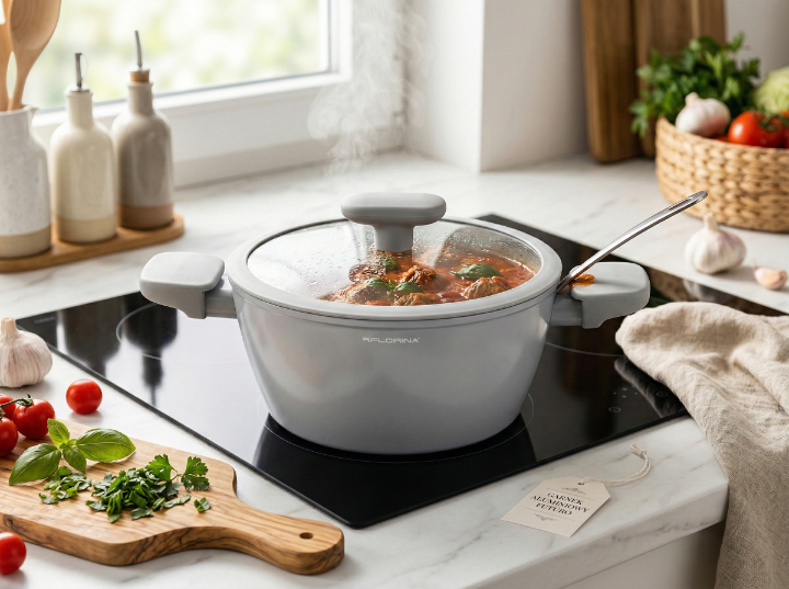 Garnek aluminiowy futuro 24cm 3,9l z/p