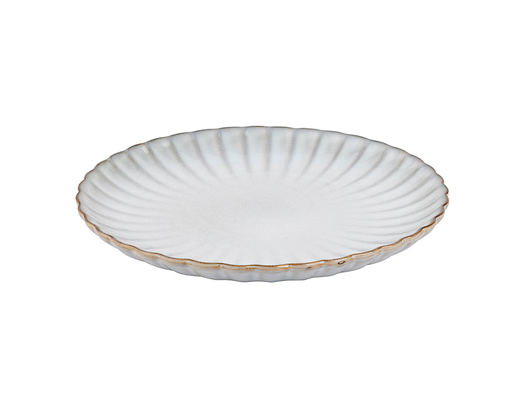 Zestaw 12 elementowy komplet porcelany Atlantica szara