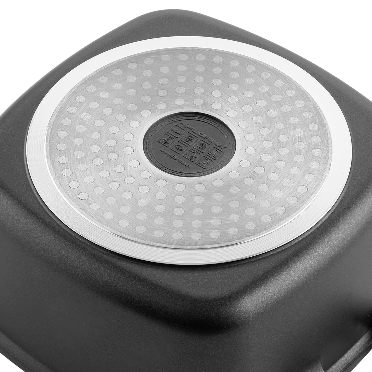 Garnek aluminiowy kwadratowy chef 20x20x9cm 2,6l z/p v.2