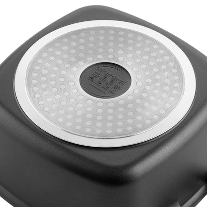 Garnek aluminiowy kwadratowy chef 20x20x9cm 2,6l z/p v.2