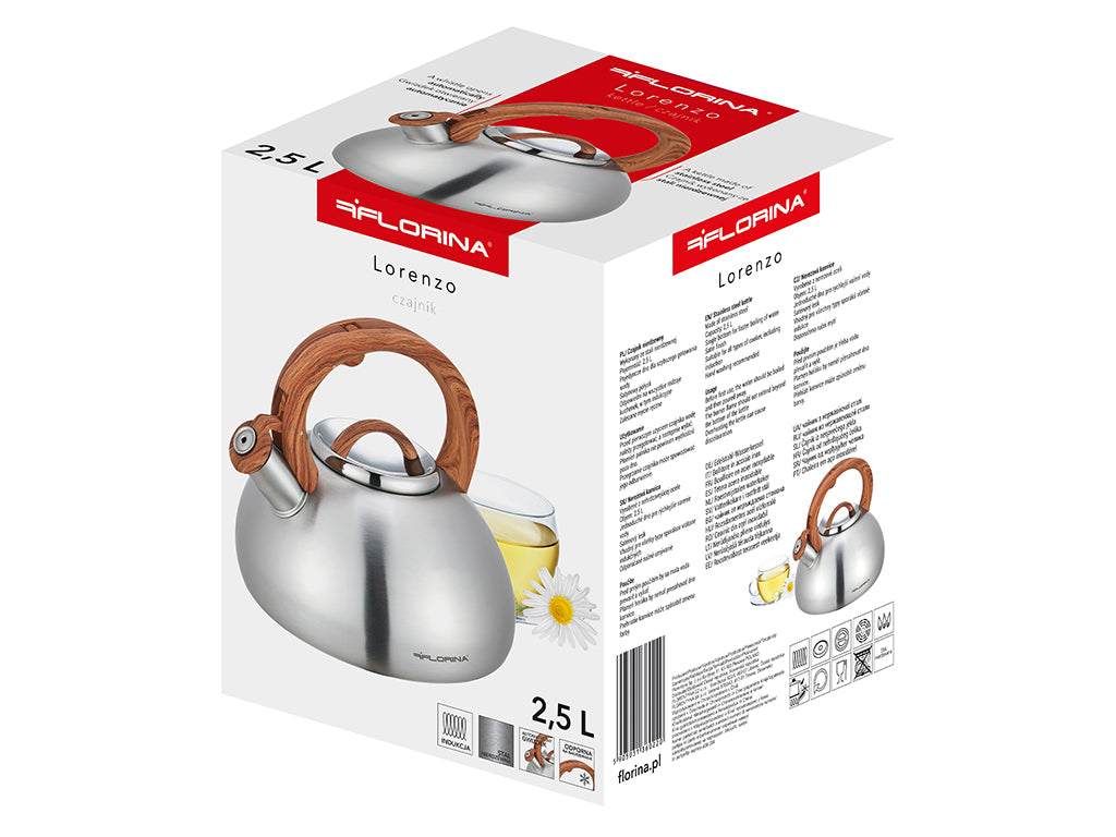 Czajnik nierdzewny lorenzo 2,5l