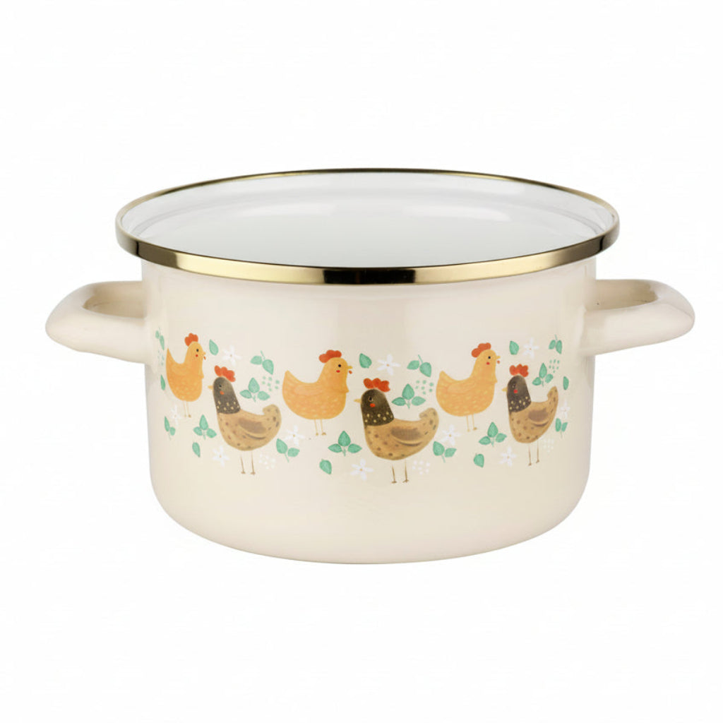 GARNEK EMALIOWANY KOKO 22CM 4,8L