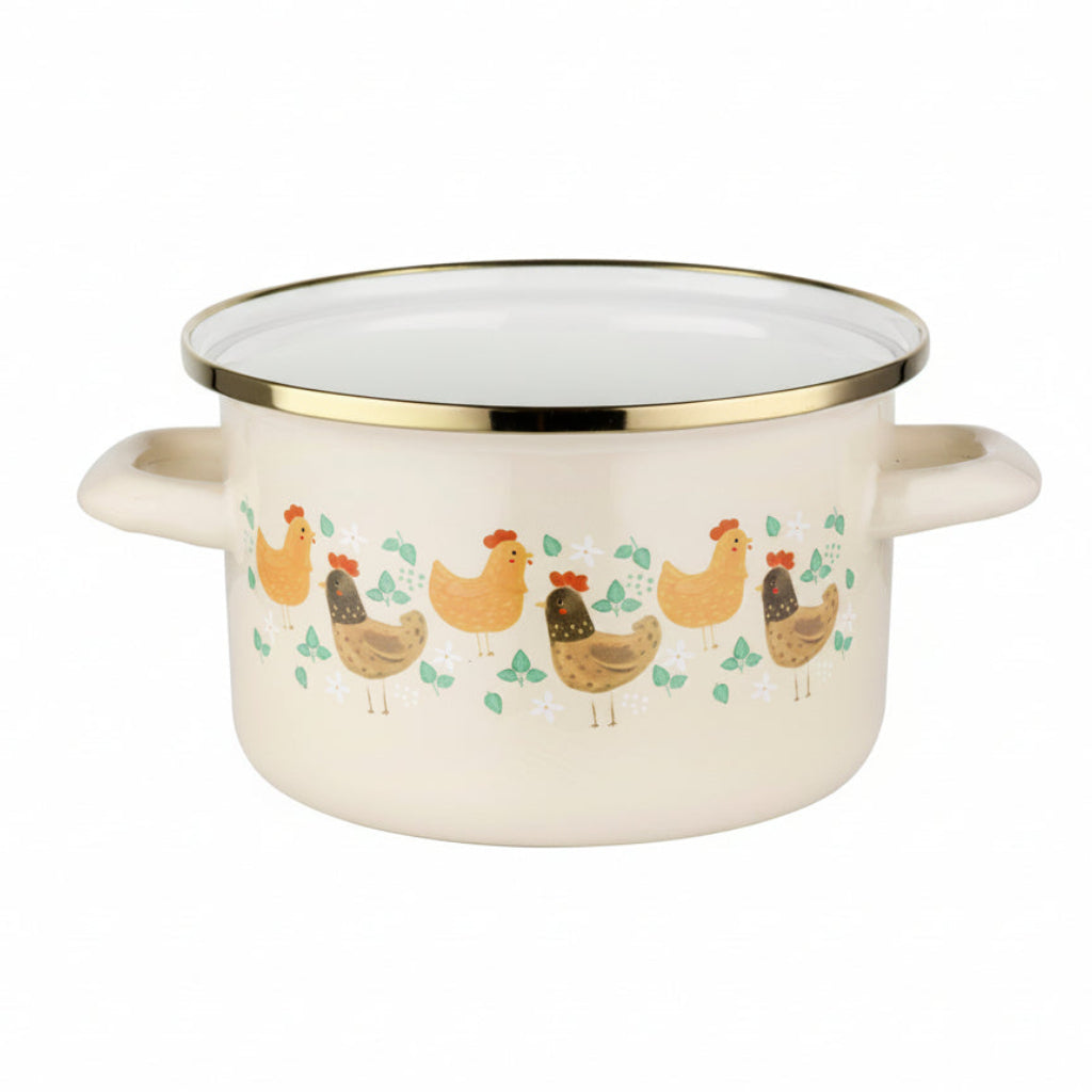 GARNEK EMALIOWANY KOKO 20CM 3,75L