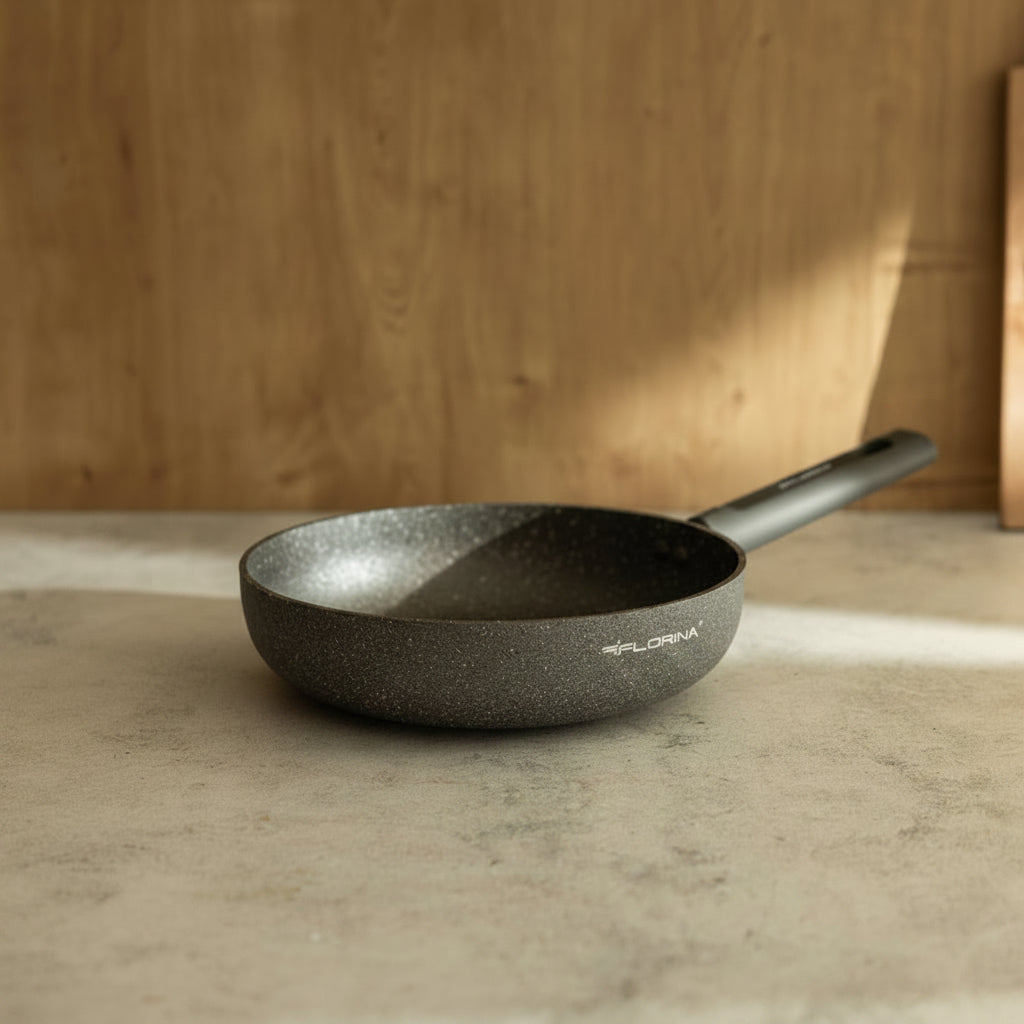 Zestaw 2 sztuk patelni FLORINA LAVA STONE by Mateusz Gessler 20 cm 26 cm