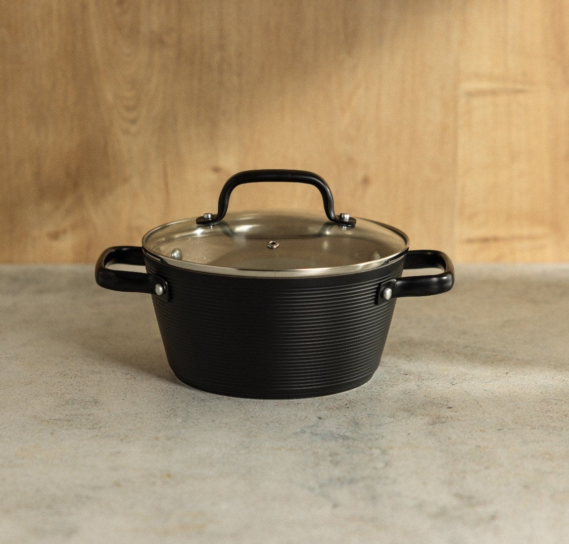 Zestaw garnek + patelnia aluminiowa Florina Carina Black 28 cm 28 cm