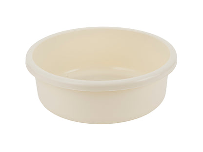Miska plastikowa okrągła 36cm 9l kremowy