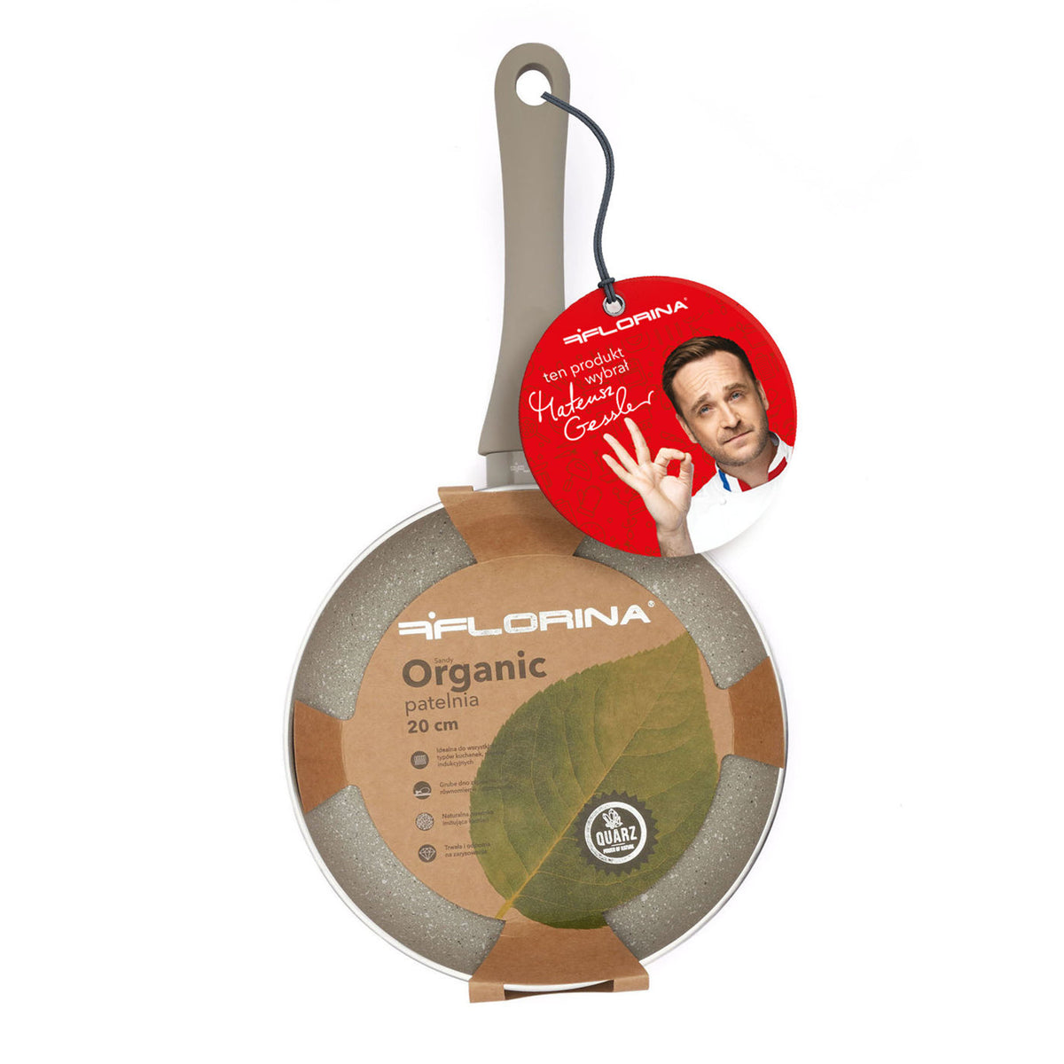 Patelnia aluminiowa sandy organic 20cm mg