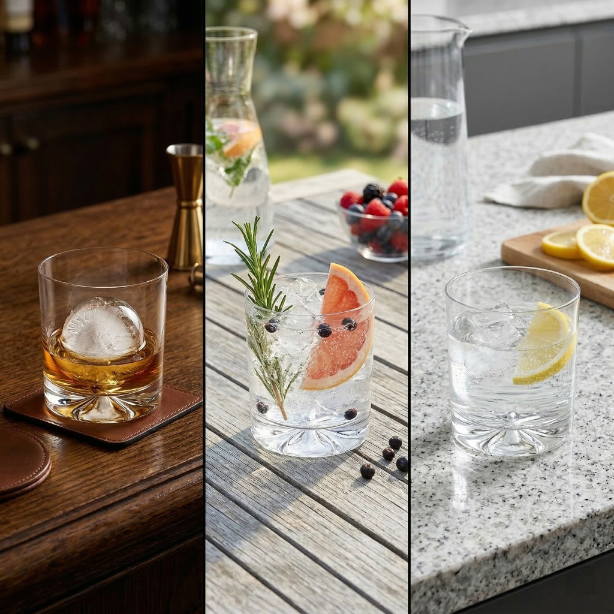 Szklanki do whisky mixology 260ml 6szt kro 68-c142-0260