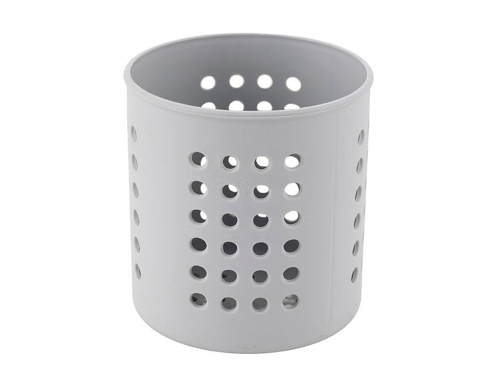 Ociekacz do sztućców okrągły vivo 12cm szary