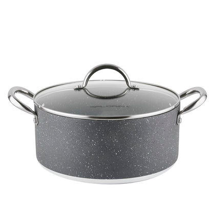 Garnek aluminiowy onyx 24cm 4,8l z/p