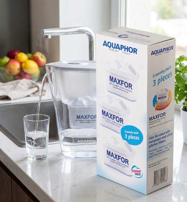 Wkład filtrujący aquaphor b100-25 maxfor kpl 3szt -aqu 516526