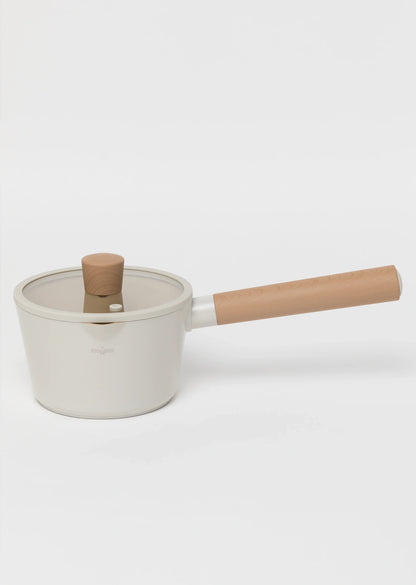 Zestaw 3 elementowy komplet garnków Florina Nube beżowy| aluminum | powłoka ceramiczna| wszystkie typy kuchenek |