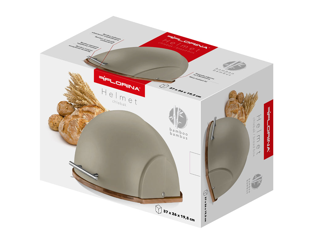 CHLEBAK HELMET 37X26X19,5CM BEŻOWY