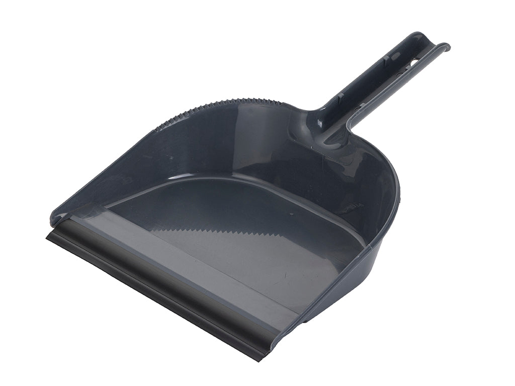 Szufelka na kij plastikowa lux ciemny szary