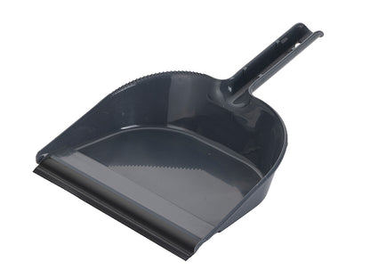 Szufelka na kij plastikowa lux ciemny szary