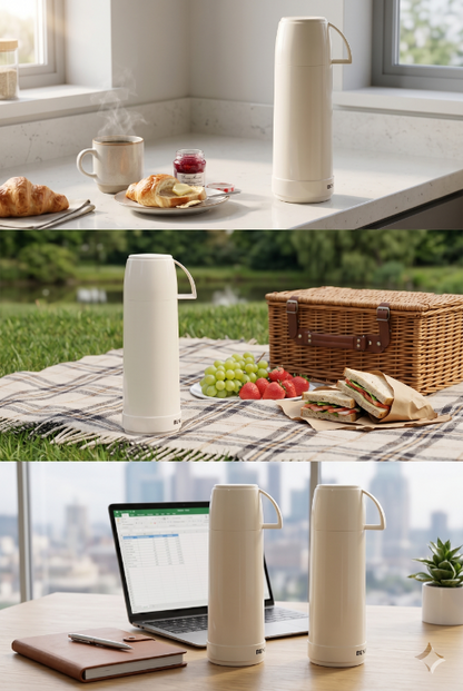 Termos pick me up 750ml kremowy