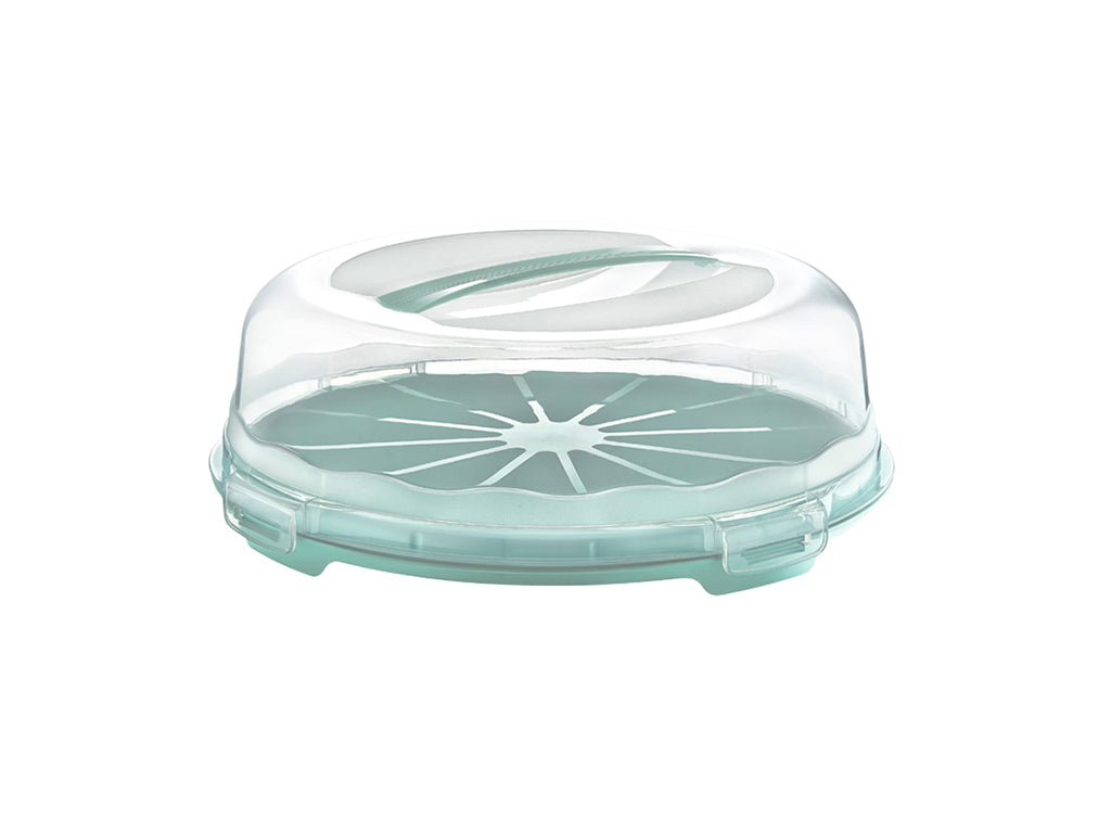 Pojemnik na ciasto plastikowy okrągły orio 30cm zielony