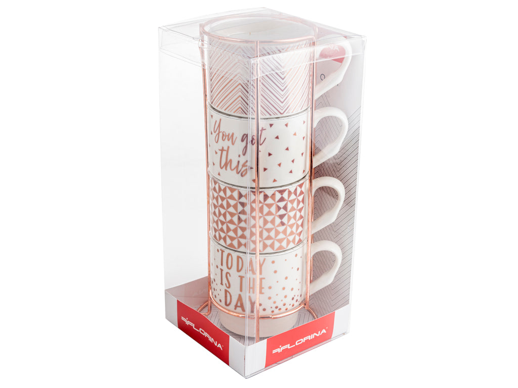 Kubki glamour 330ml kpl. 4 szt .