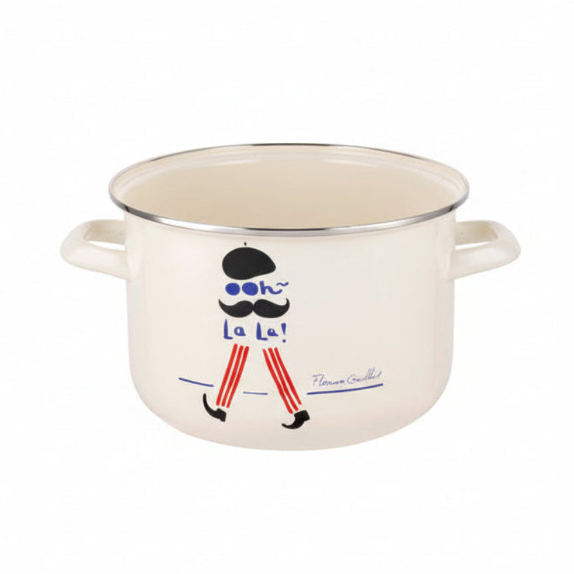 GARNEK EMALIOWANY PARISIO 18CM 3L MG V.2