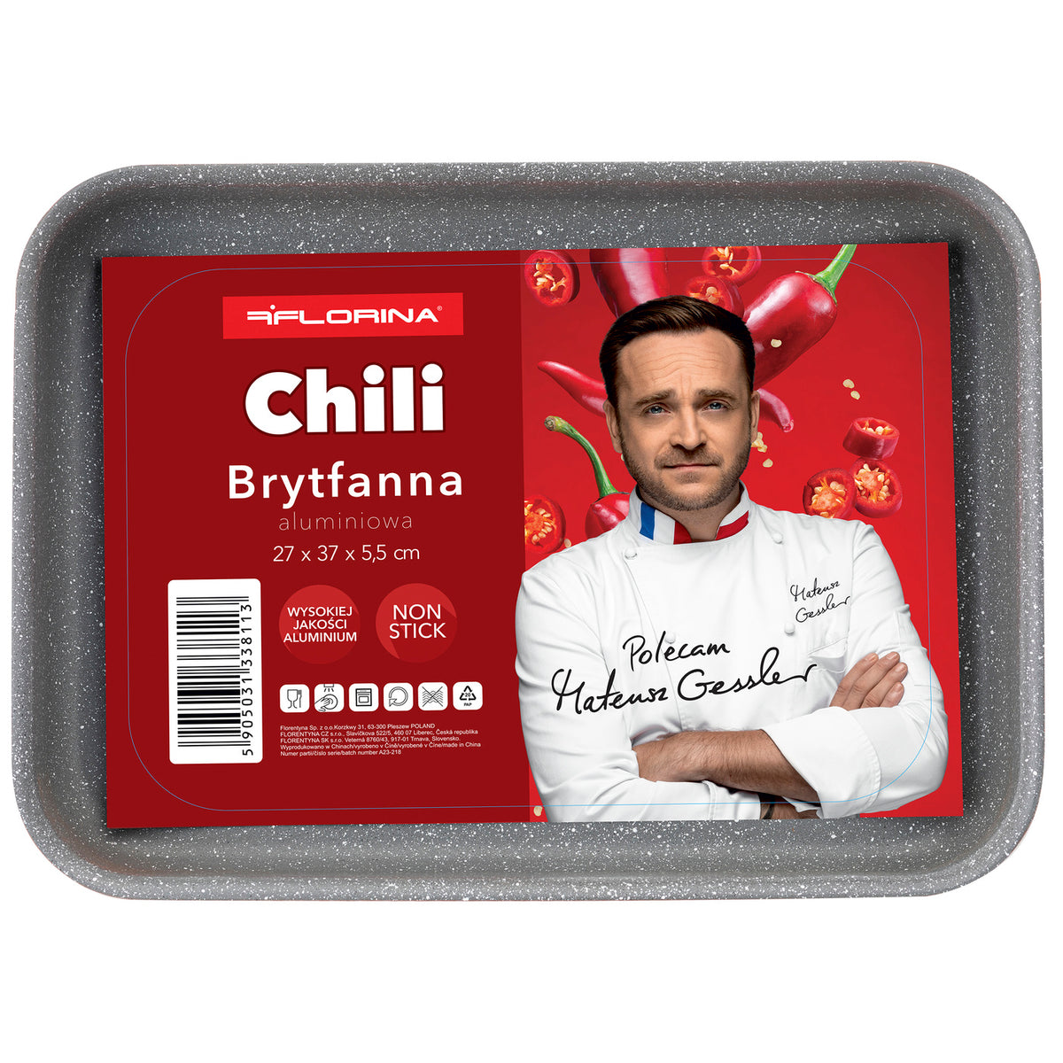 Brytfanna aluminiowa chili 27cm mg