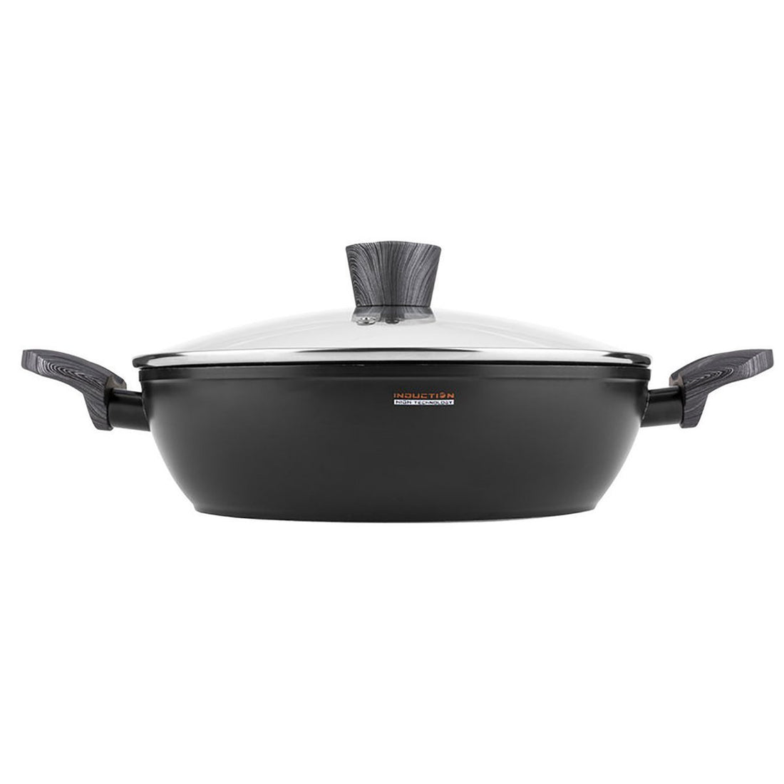 Garnek aluminiowy niski bono 24cm 2,5l z/p