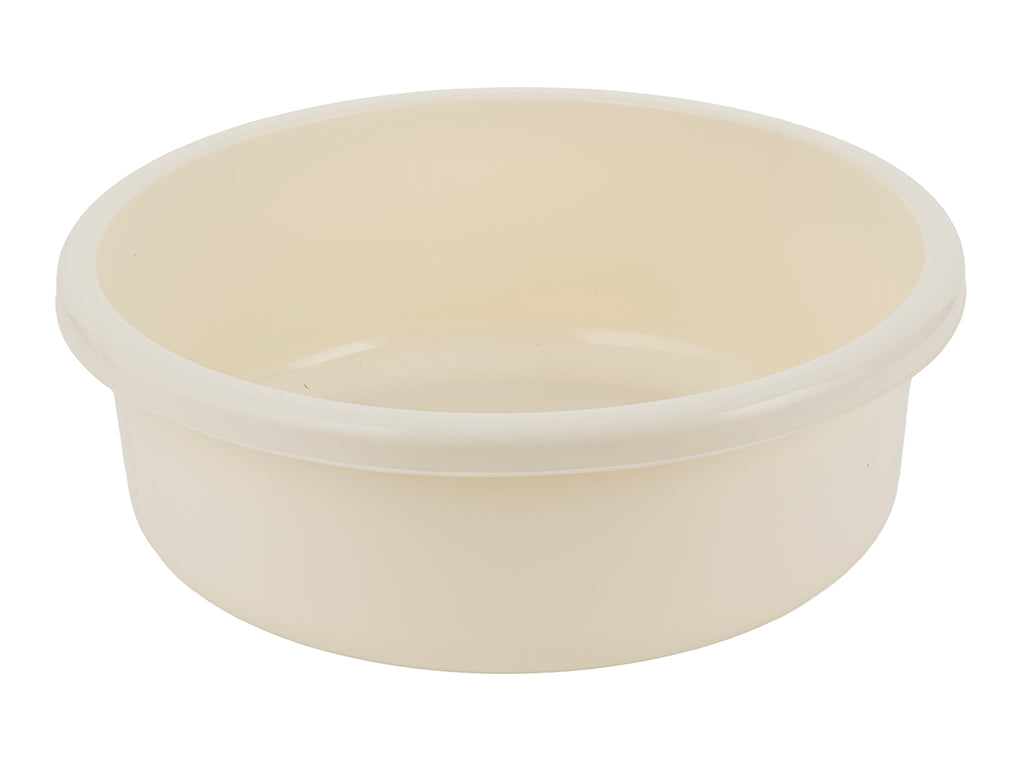 Miska plastikowa okrągła 46cm 20l kremowy