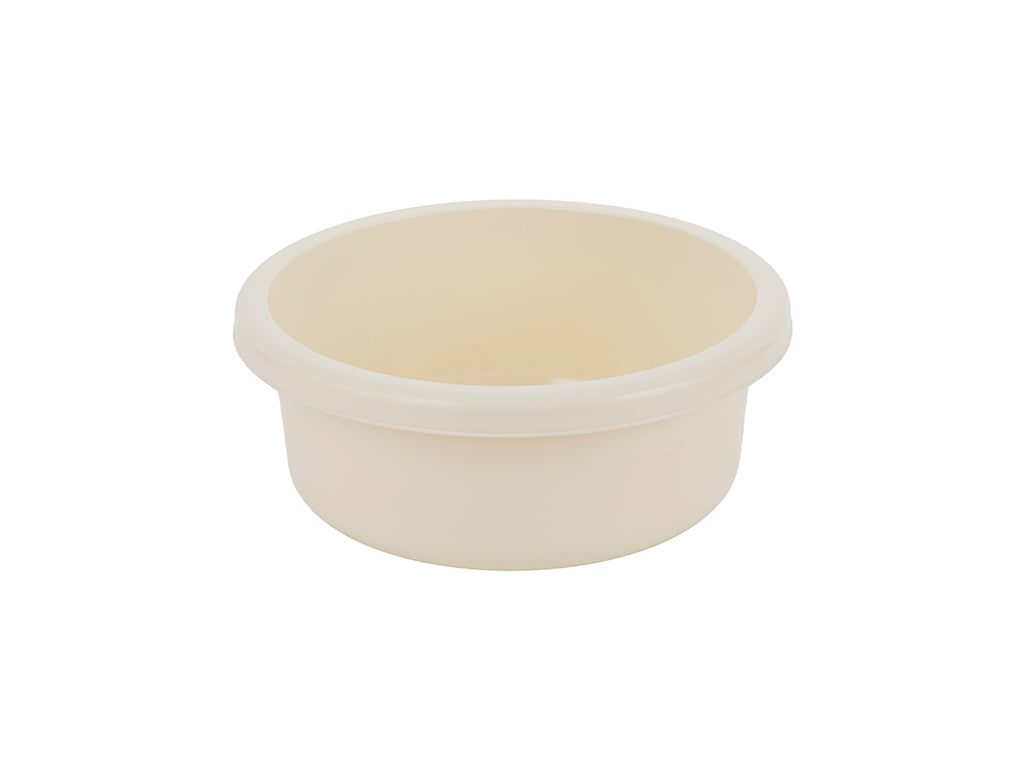Miska plastikowa okrągła 26cm 4l kremowy