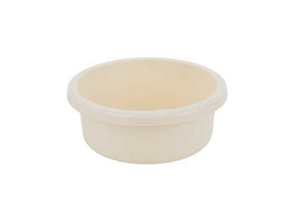 Miska plastikowa okrągła 26cm 4l kremowy