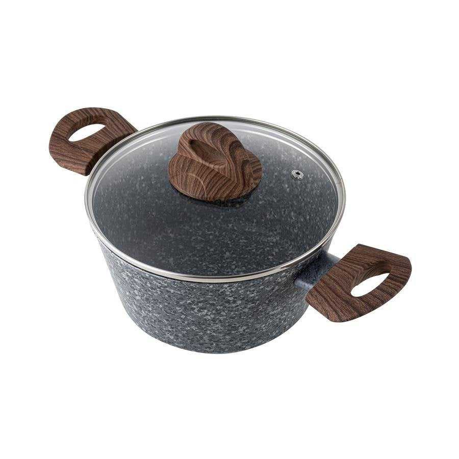Garnek aluminiowy granite 20cm 2,5l z/p