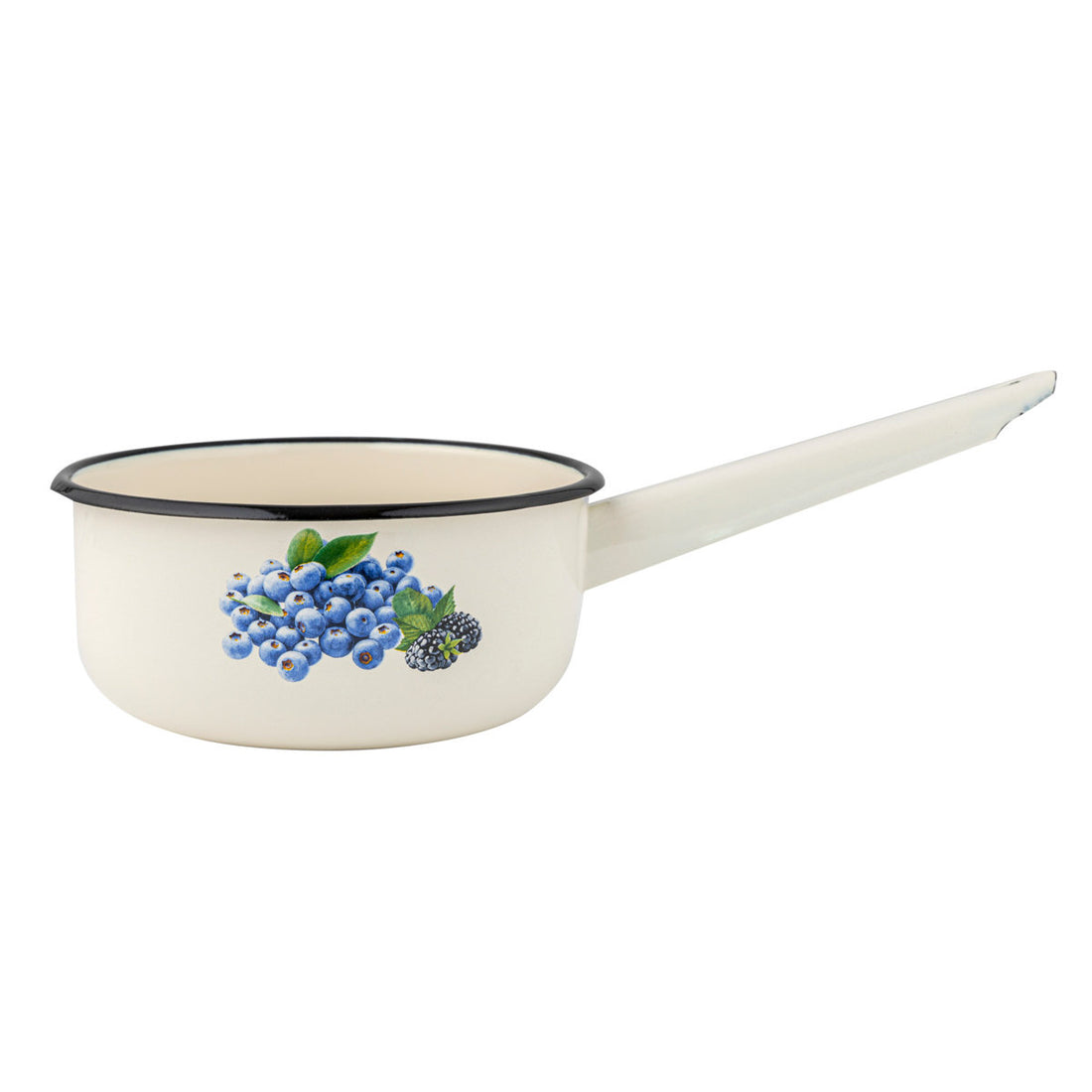 Rondel emaliowany prosty borówka 16cm 1,3l