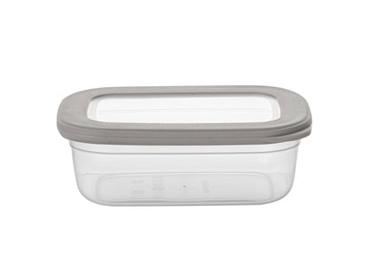 Pojemnik do żywności plastikowy prostokątny foodie praktyczna 670ml