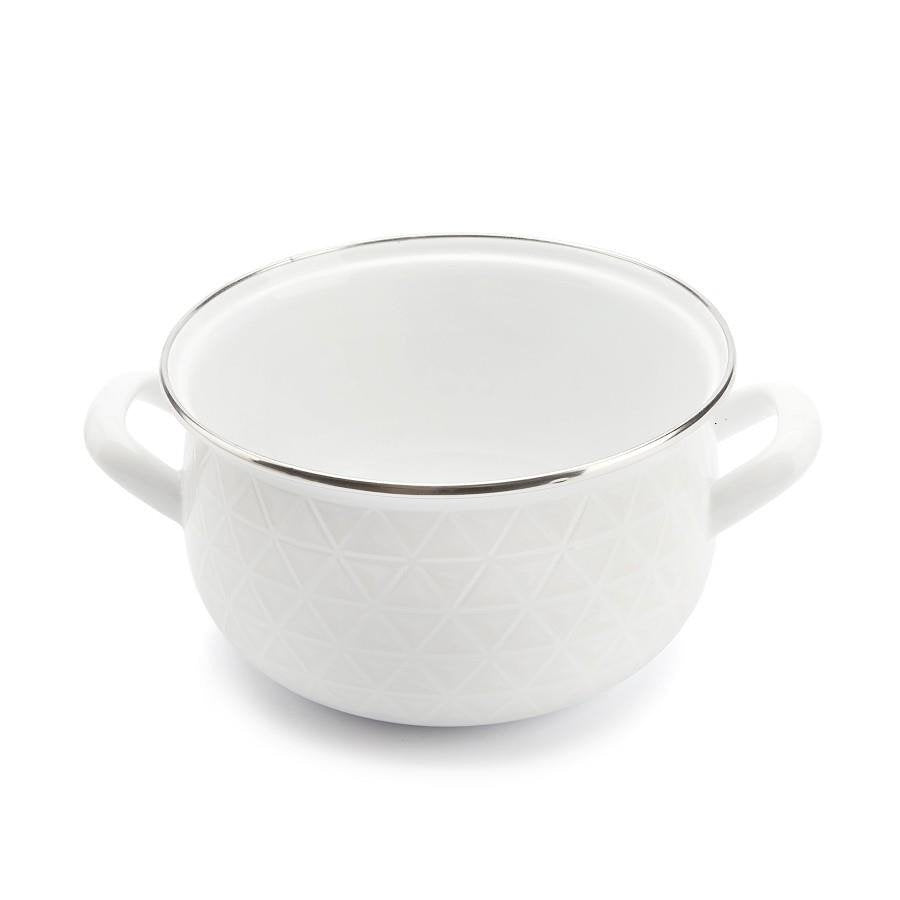Garnek Emalia Pyza Diamond 18 cm 3 l indukcja
