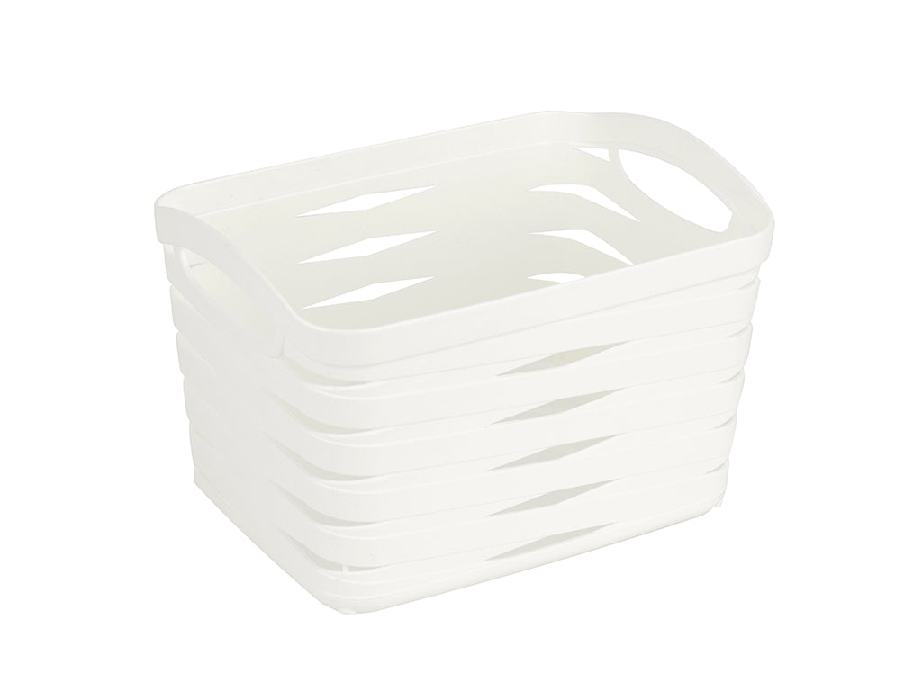Koszyk plastikowy linea 21x16x14cm 3,3l kremowy
