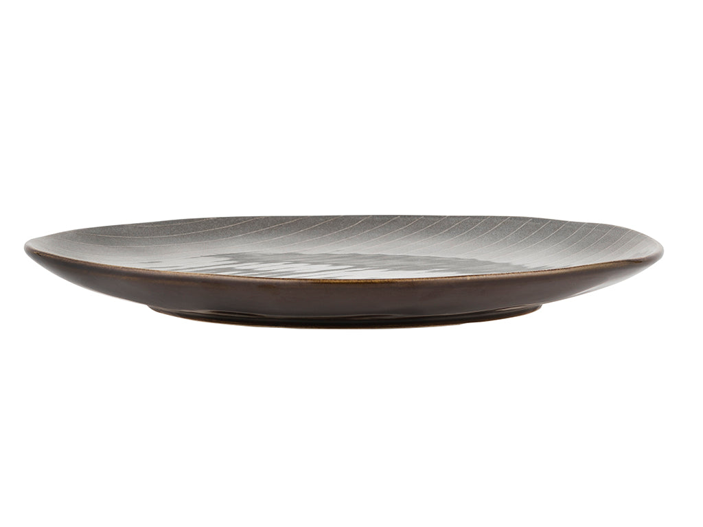 Talerz płytki stripes gray 26,5cm